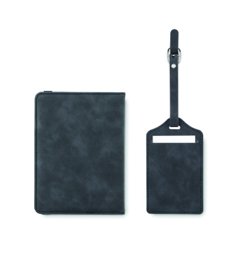 Logo trade promotional product photo of: Passport and luggage tag set