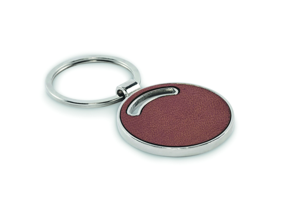 Logo trade advertising products picture of: Round shape key ring