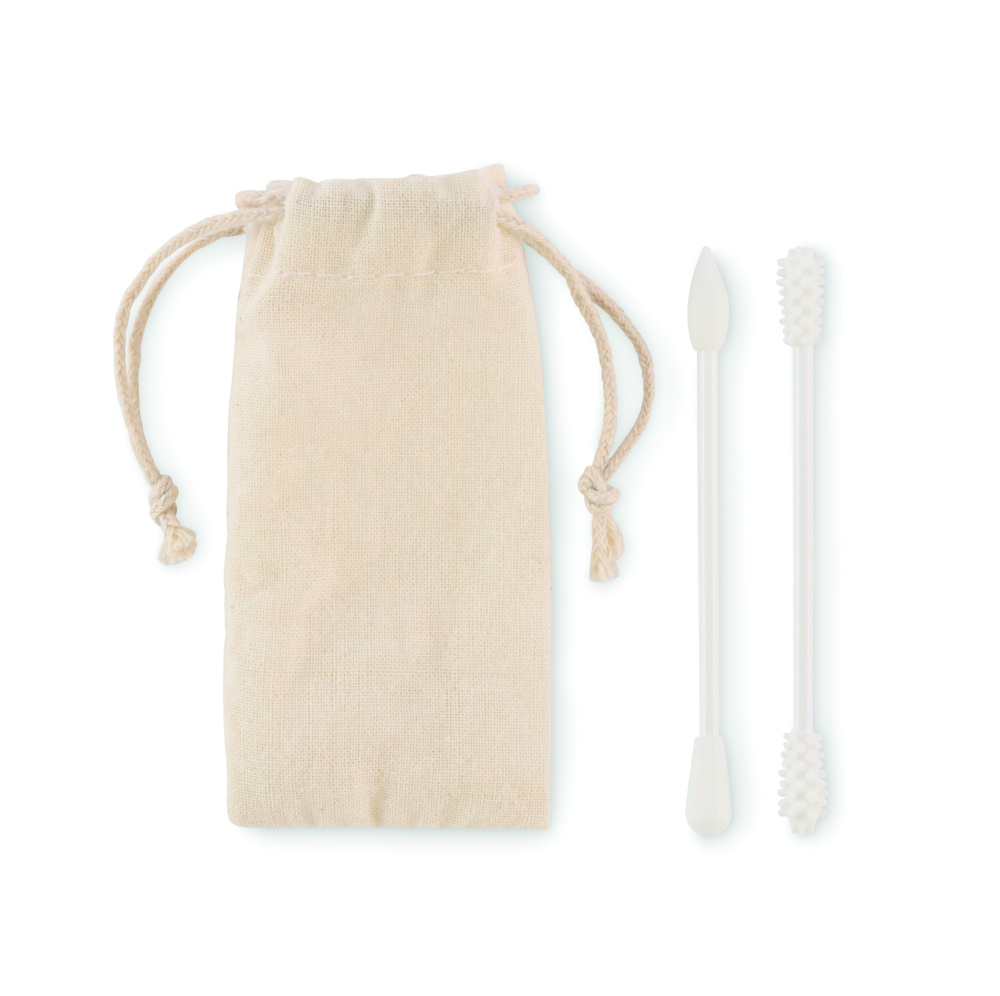 Logo trade promotional gift photo of: Reusable swabs set