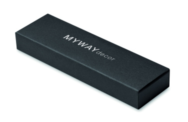 Logo trade promotional items picture of: Recycled aluminium pen set