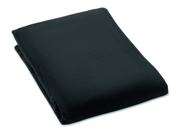 Logo trade corporate gifts image of: 2 in 1 travel blanket set