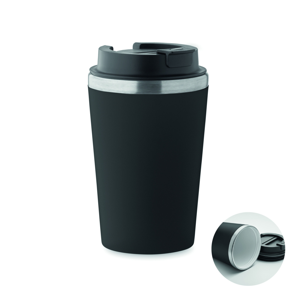 Logo trade promotional merchandise photo of: Ceramic lining tumbler 350 ml