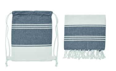 Logo trade advertising products picture of: Hammam towel drawstring set