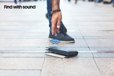 Logo trade promotional products image of: Findcard RCS recycled plastic item finder card