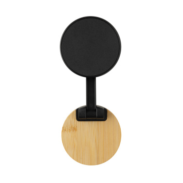 Logotrade corporate gift picture of: Magmount RCS recycled plastic and bamboo phone stand
