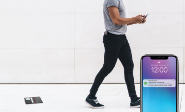 Logo trade promotional giveaways picture of: Trackmate RCS rpolyester passport holder worldwide locating