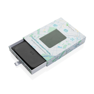 Logotrade corporate gift image of: Trackmate RCS rpolyester passport holder worldwide locating