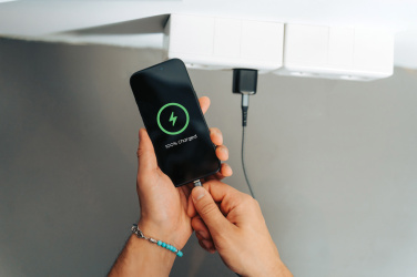 Logotrade advertising product image of: Urban Vitamin Monterey RCS recycled plastic 20W GAN charger