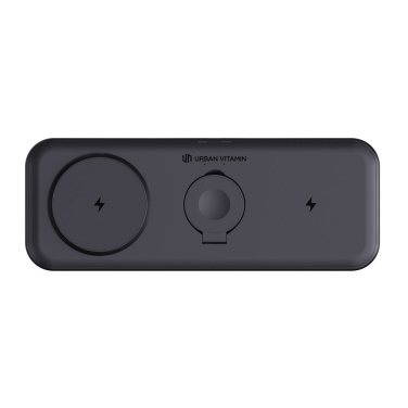 Logotrade promotional merchandise photo of: Urban Vitamin Torrance 3 in 1 magnetic 15W charger