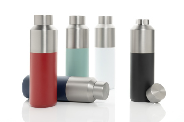 Logo trade advertising products image of: Fluid RCS certified recycled steel water bottle 600ml