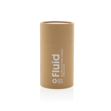 Logotrade promotional merchandise photo of: Fluid RCS certified recycled steel tumbler 500ml