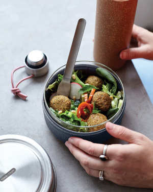 Logo trade promotional merchandise photo of: Black+Blum Glass Lunch Bowl 750ml