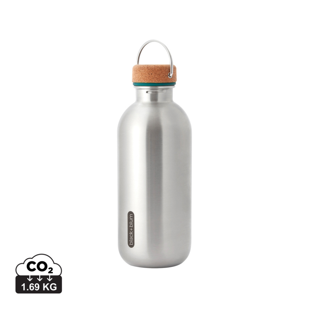 Logotrade promotional giveaway picture of: Black+Blum Steel Water Bottle 600ml
