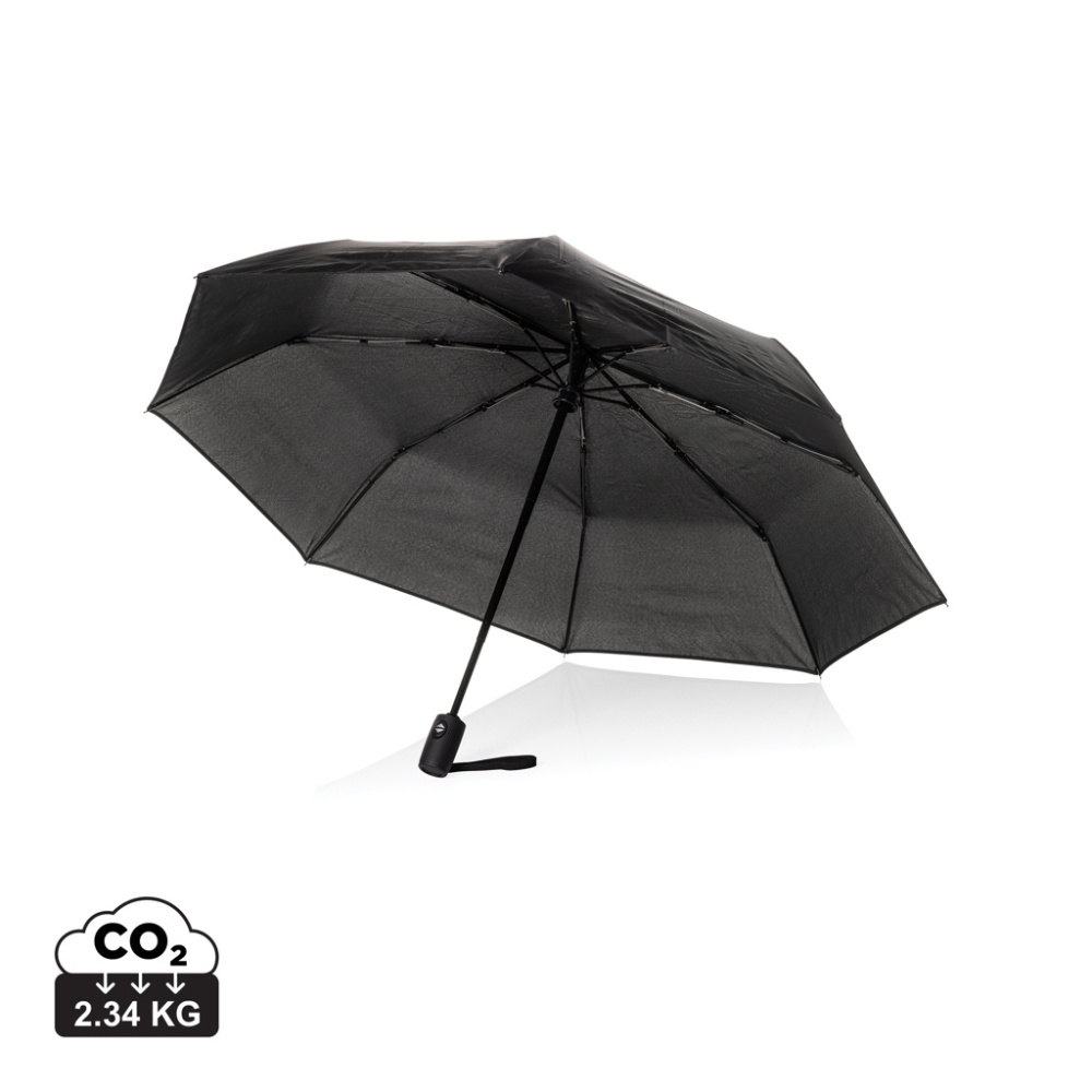 Logotrade promotional item picture of: Swiss Peak Vito Aware™ RPET 21 inch auto open/close umbrella