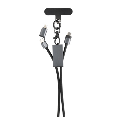 Logotrade advertising products photo of: Terra RCS recycled PET phone cord with dual charge cable