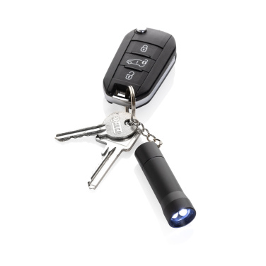 Logo trade promotional merchandise photo of: Flash RCS recycled aluminium keychain torch