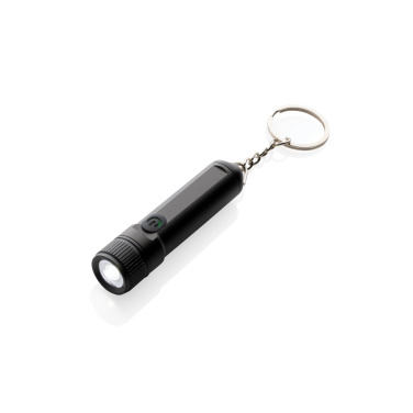 Logo trade promotional gifts image of: Gear X rechargeable ultra bright keychain torch