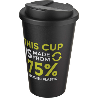 Logotrade promotional merchandise image of: Americano® Eco 350 ml recycled tumbler with spill-proof lid