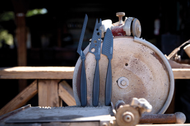 Logo trade promotional gift photo of: BOSKA Cheese Knife Set Monaco+ Black