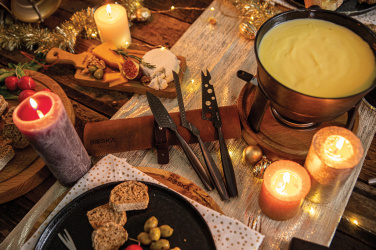 Logotrade promotional products photo of: BOSKA Cheese Knife Set Monaco+ Black