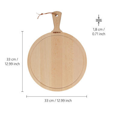 Logo trade promotional items picture of: BOSKA Serving Board Round Amigo L