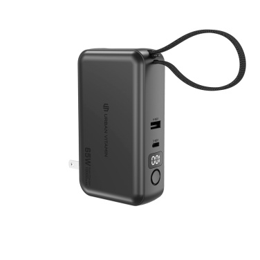 Logotrade promotional products photo of: Urban Vitamin Eureka hybrid GANcharger 10000mah powerbank65W