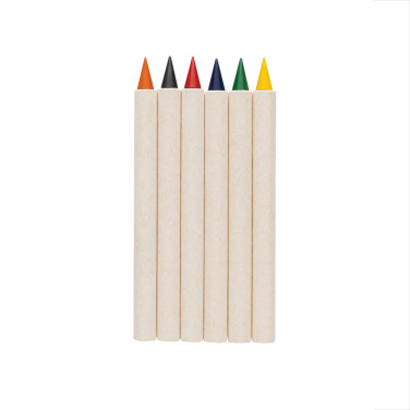 Logo trade promotional item photo of: Micki GRS infinity 6pc colouring pencil set