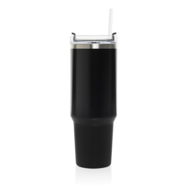 Logo trade promotional merchandise picture of: Stadley RCS recycled steel tumbler 1200ML