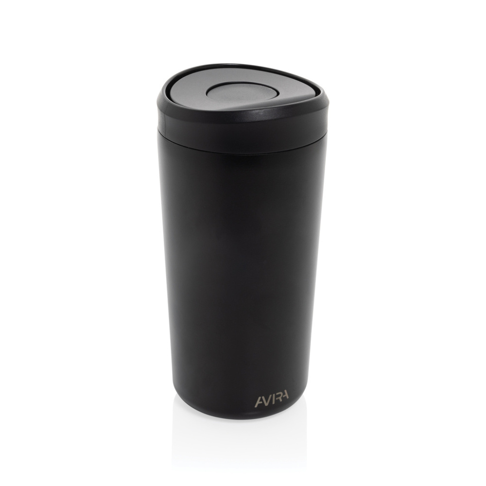 Logotrade promotional gift image of: Avira Alix RCS re-steel click tumbler 400ML