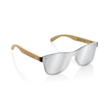 Logotrade promotional giveaway image of: Prism RCS recycled plastic sunglasses with bamboo frame