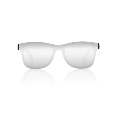 Logotrade promotional merchandise image of: Prism RCS recycled plastic sunglasses with bamboo frame