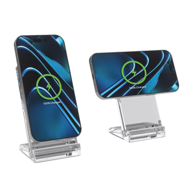 Logotrade promotional merchandise photo of: Magcharge 15W magnetic wireless charging stand