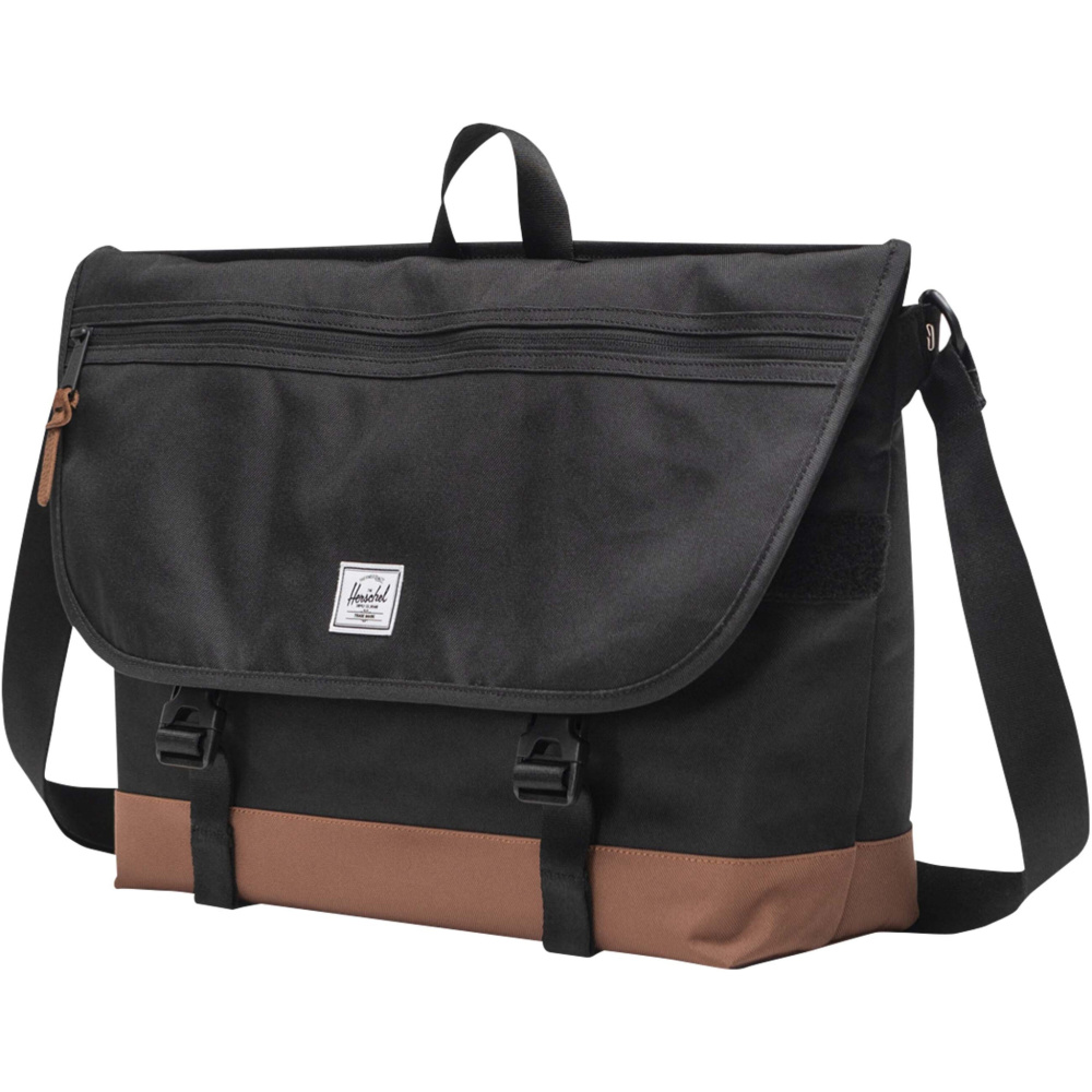 Logotrade promotional item image of: Herschel Cove recycled messenger bag 22.5L