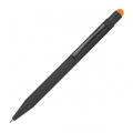 Metal ballpoint pen with touch function Ohara, orange