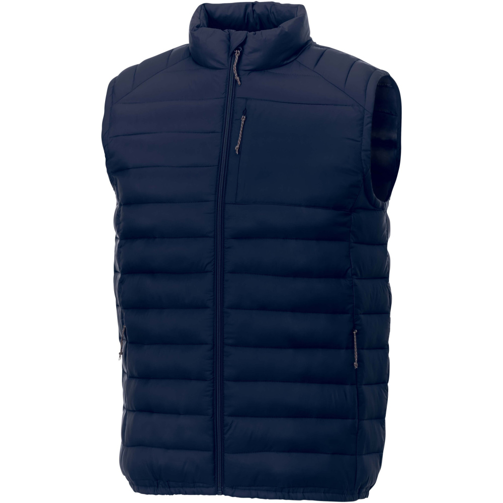 Logo trade promotional giveaway photo of: Pallas men's GRS recycled insulated bodywarmer