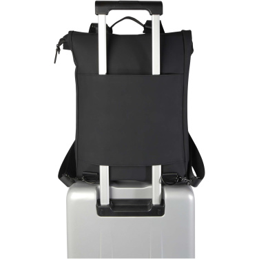 Logo trade promotional gift photo of: Turner 15.6" GRS recycled roll-top laptop backpack 12L