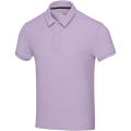 Akoya recycled terry unisex polo, Lilac