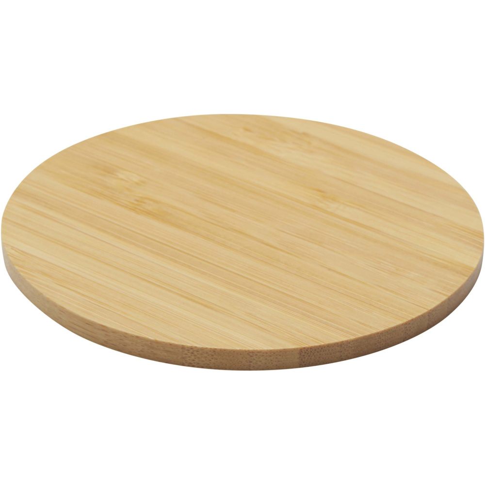 Logo trade advertising product photo of: Cha bamboo coaster