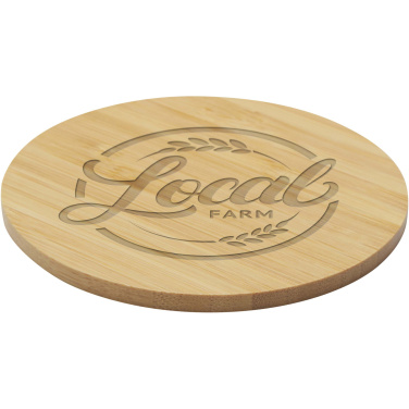 Logo trade promotional items picture of: Cha bamboo coaster