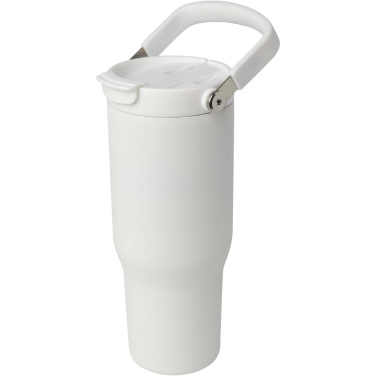 Logotrade corporate gift image of: Bronx 900 ml RCS recycled stainless steel copper vacuum insulated tumbler with dual function lid