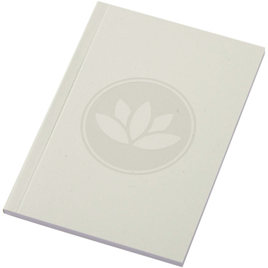 Logo trade promotional giveaways image of: Novella Austen A6 recycled soft cover notebook - 50 sheets