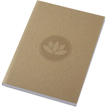 Logotrade advertising product picture of: Novella Austen A5 recycled soft cover kraft notebook - 100 sheets