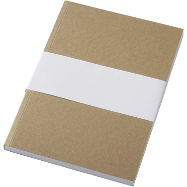 Logotrade advertising products photo of: Novella Austen A5 recycled soft cover kraft notebook - 100 sheets