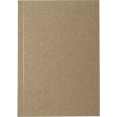 Logotrade business gift image of: Novella Austen A6 recycled soft cover kraft notebook - 100 sheets