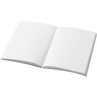 Logo trade corporate gift photo of: Novella Austen A6 recycled soft cover kraft notebook - 100 sheets
