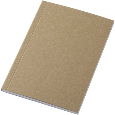 Logotrade promotional products photo of: Novella Austen A6 recycled soft cover kraft notebook - 50 sheets