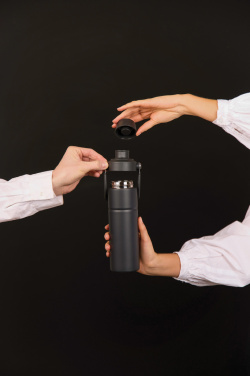 Logo trade promotional merchandise photo of: Baltimore trek RCS recycled SS bottle 600 ML