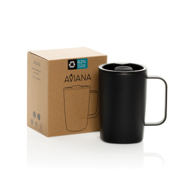 Logo trade promotional item photo of: Aviana™ Rowan RCS Recycled Mug 450 ML