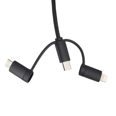 Logo trade promotional product photo of: Cable 4in1 with illuminated logo - LH-ZM02