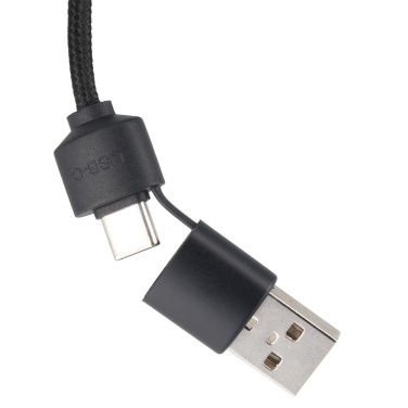 Logo trade promotional gifts image of: Cable 4in1 with illuminated logo - LH-ZM02